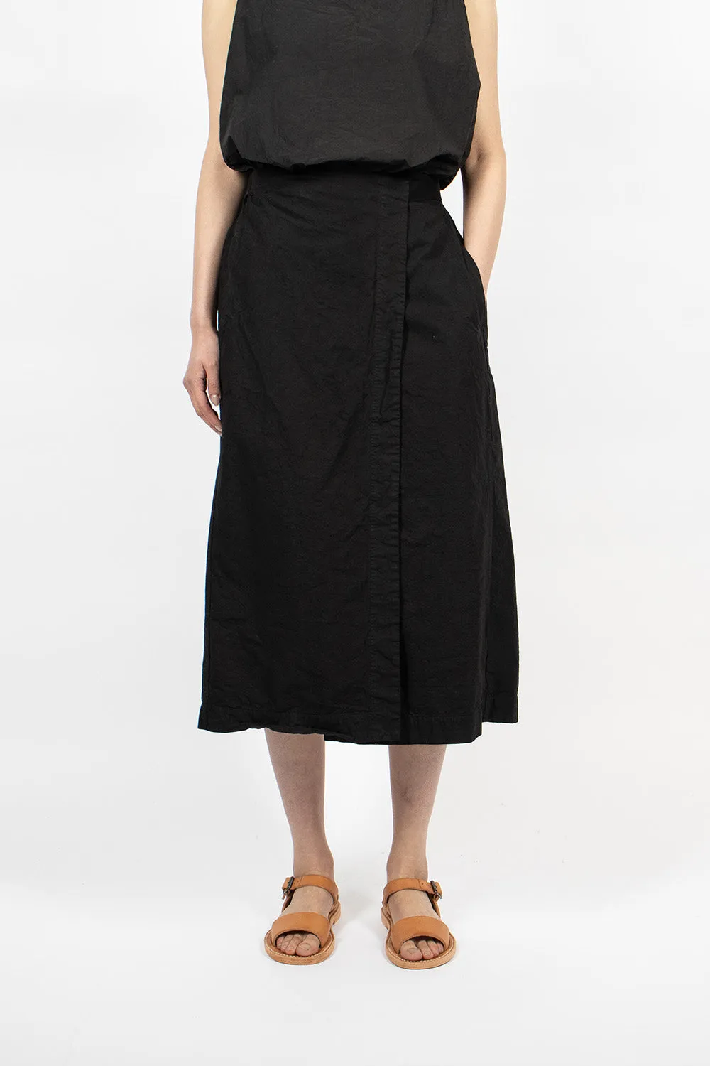 32_21 Wrap Skirt CC Black