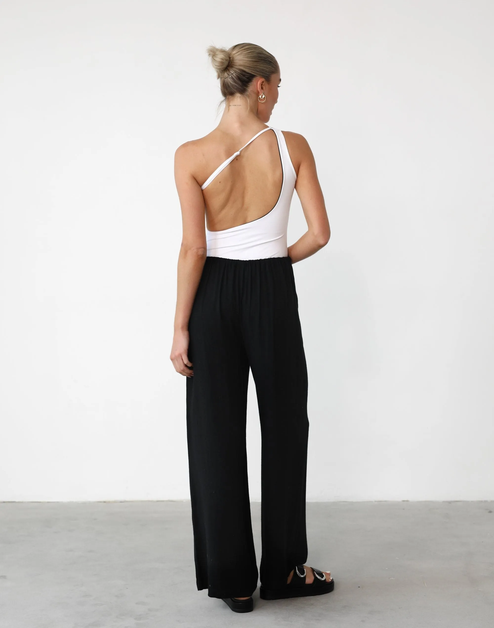 Amee Linen Pants (Black)