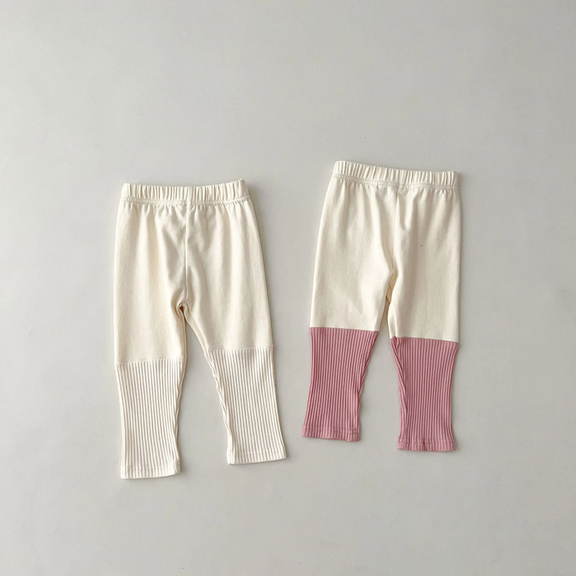 Baby Kid Girls Color-blocking Pants Wholesale 23113059