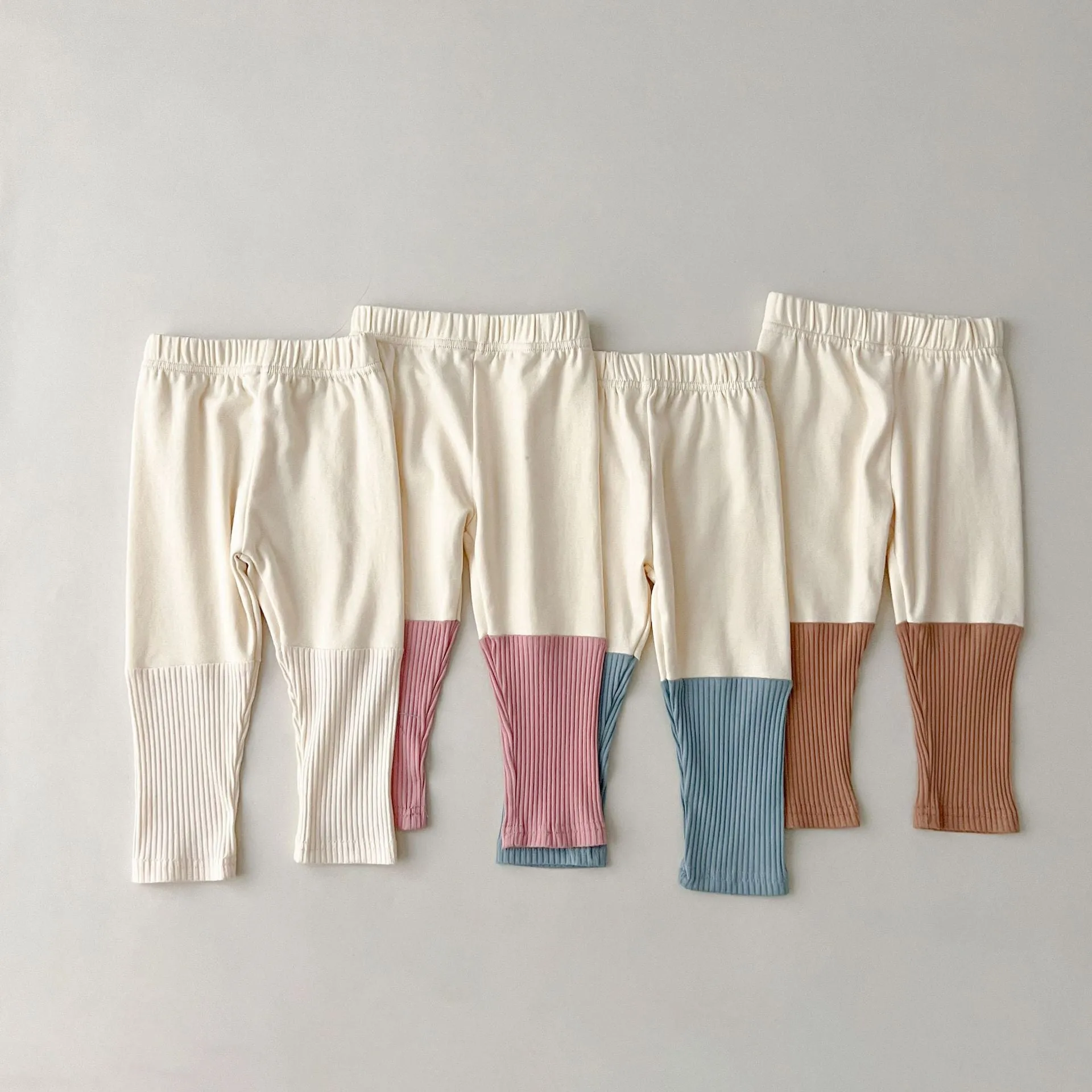 Baby Kid Girls Color-blocking Pants Wholesale 23113059