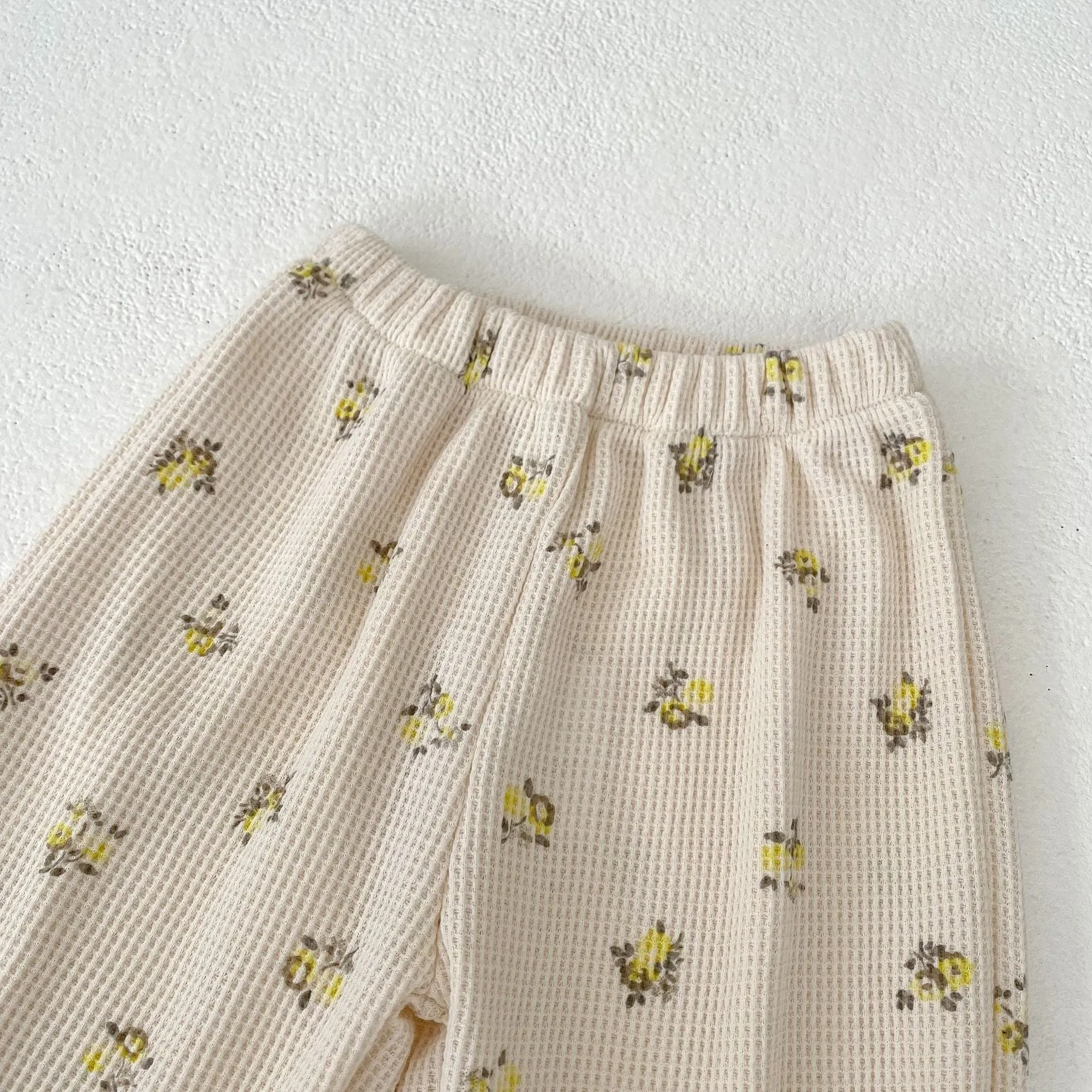 Baby Kid Girls Flower Print Pants Wholesale 24011191