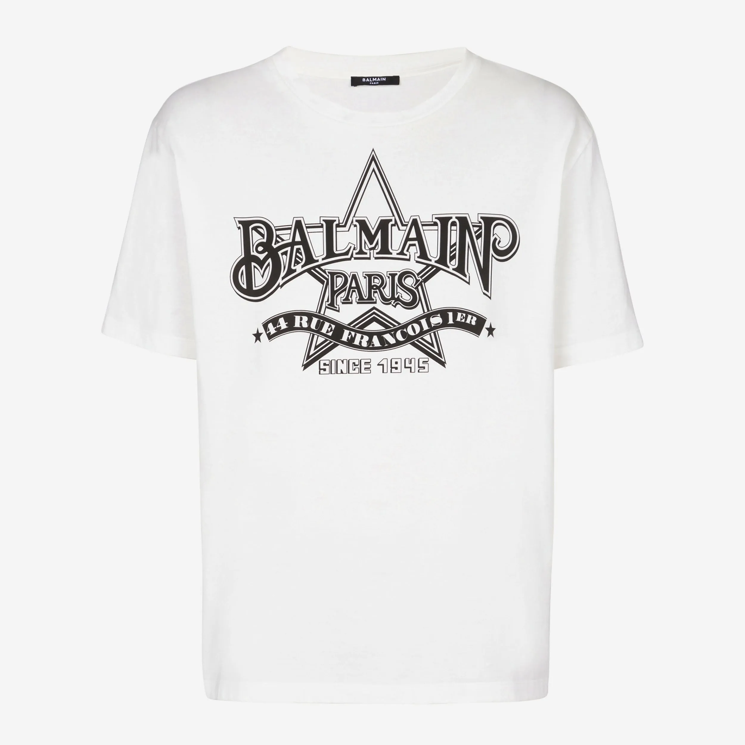 Stylish Balmain Star Graphic T-Shirt for Men - Premium Quality Casual Wear