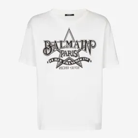 Stylish Balmain Star Graphic T-Shirt for Men - Premium Quality Casual Wear