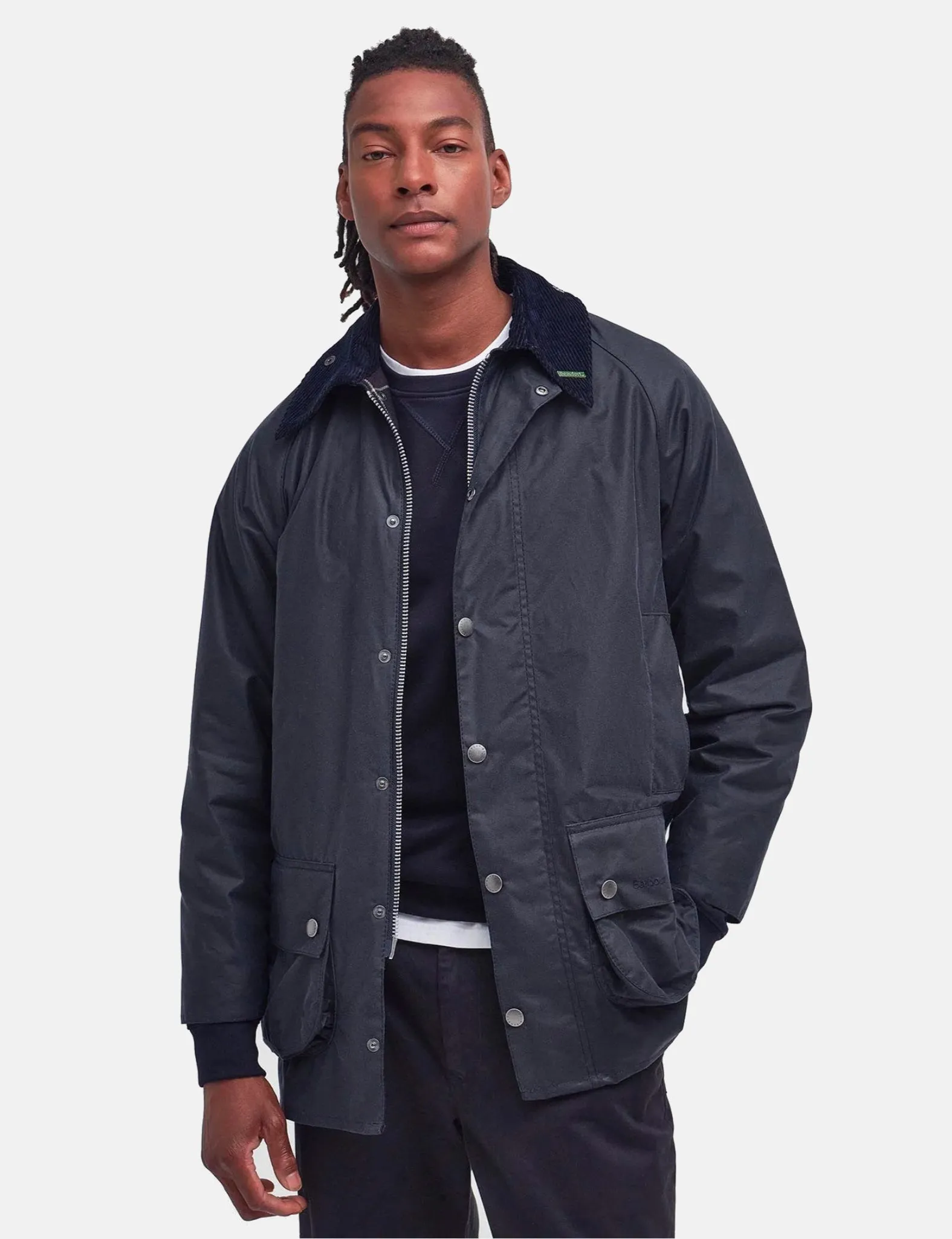 Barbour 40th Anniversary Beaufort Wax Jacket - Navy Blue