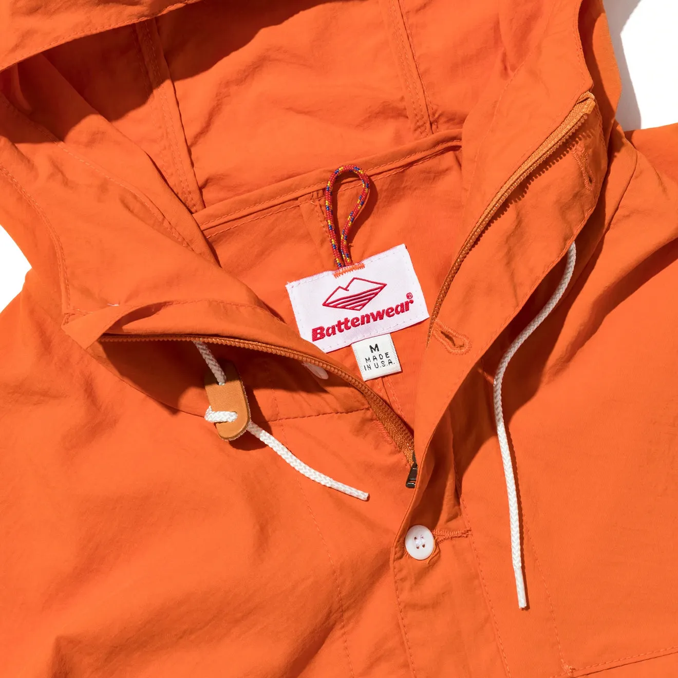 Battenwear Packable Anorak Orange