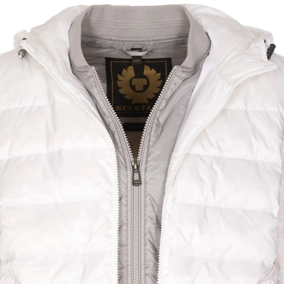 Belstaff Stadia White Down Jacket