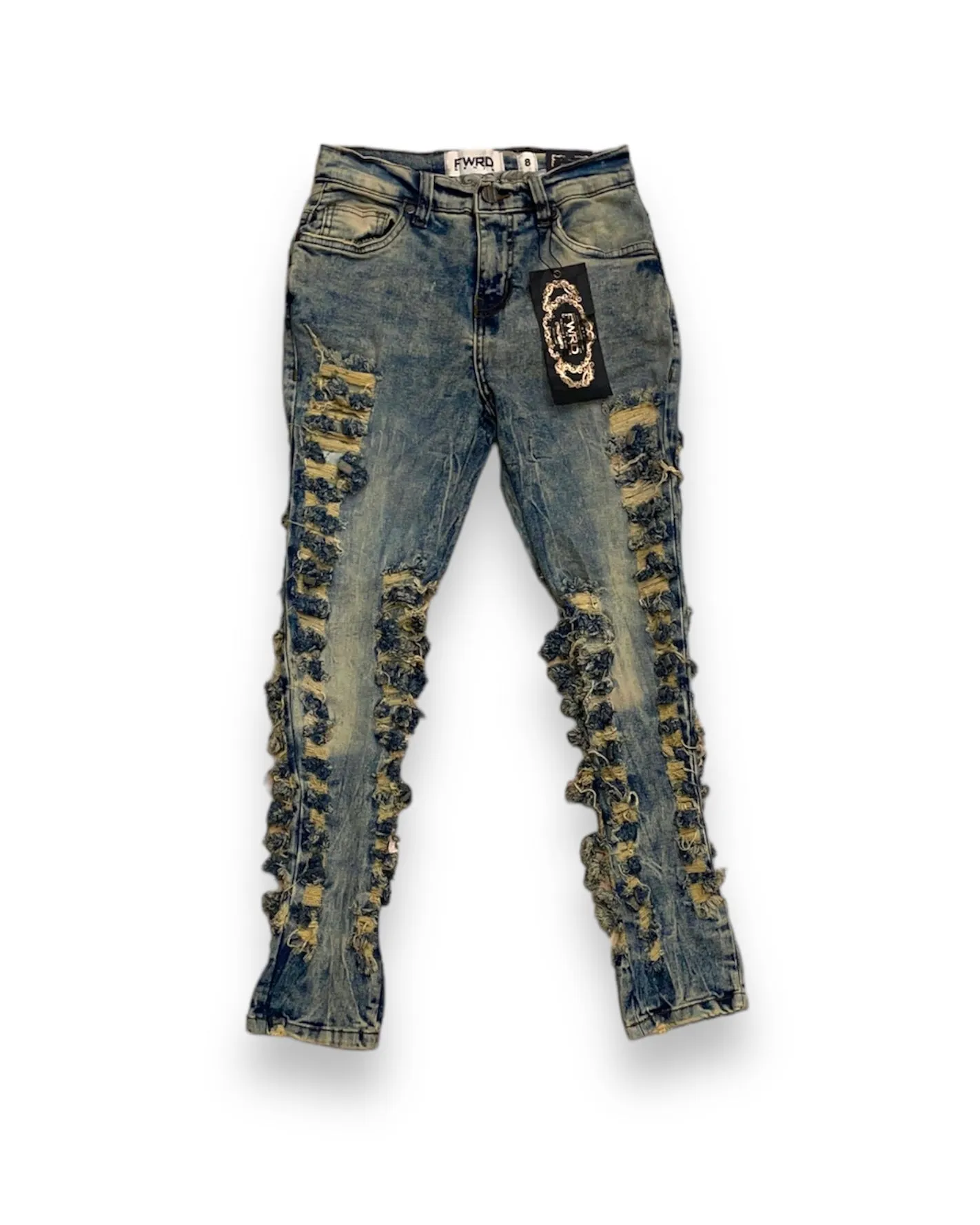 Boy’s Side Swiped Denim Jean