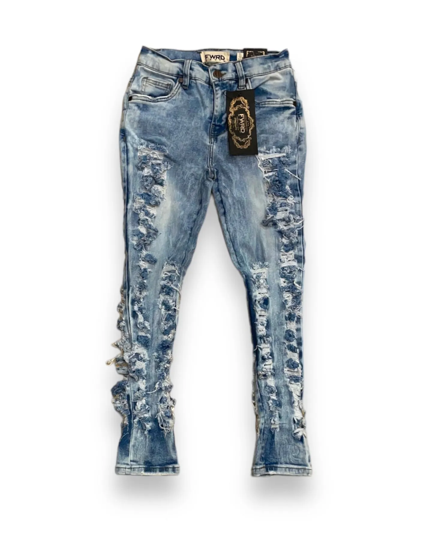 Boy’s Side Swiped Denim Jean