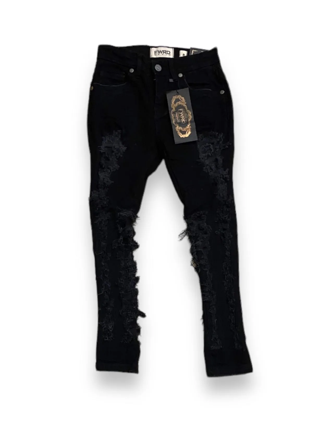 Boy’s Side Swiped Denim Jean