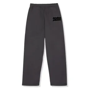 Broken Planet Straight Leg Soot Black Sweatpants