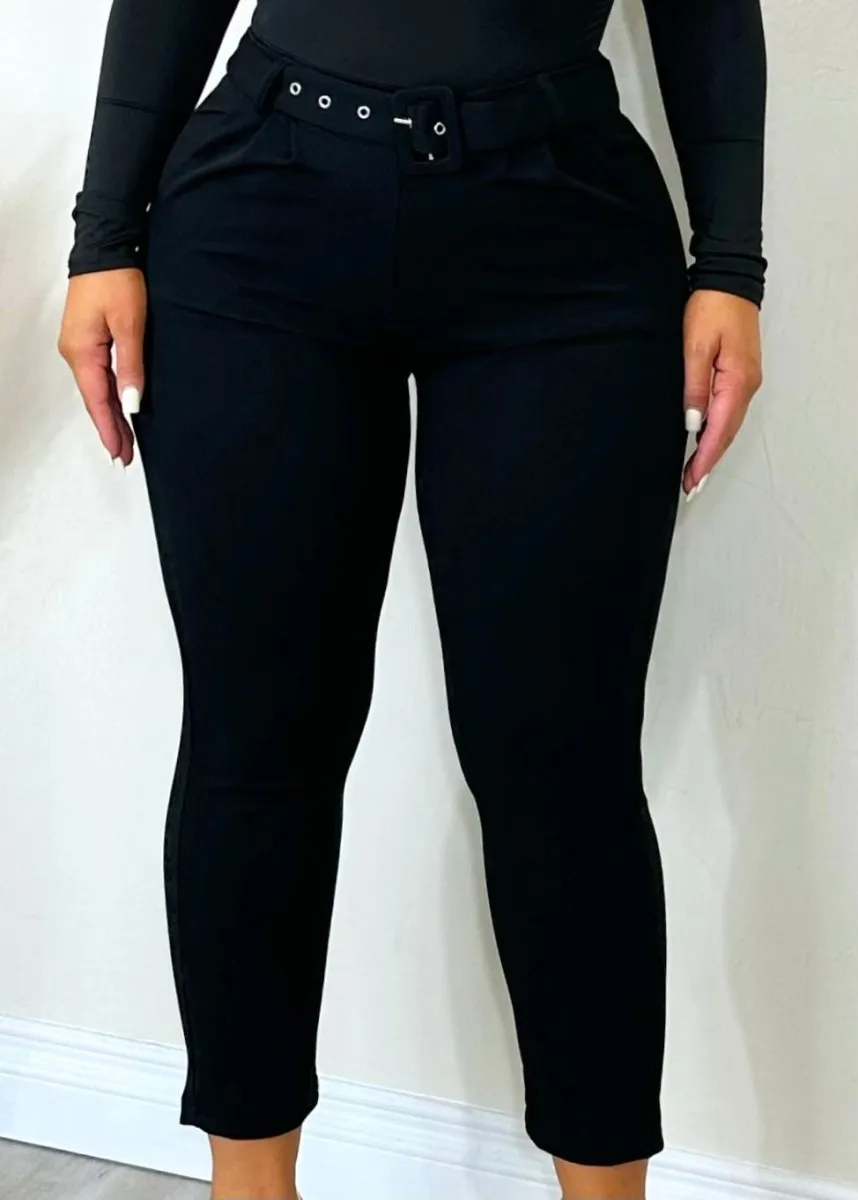 Casual Crush Pants Black