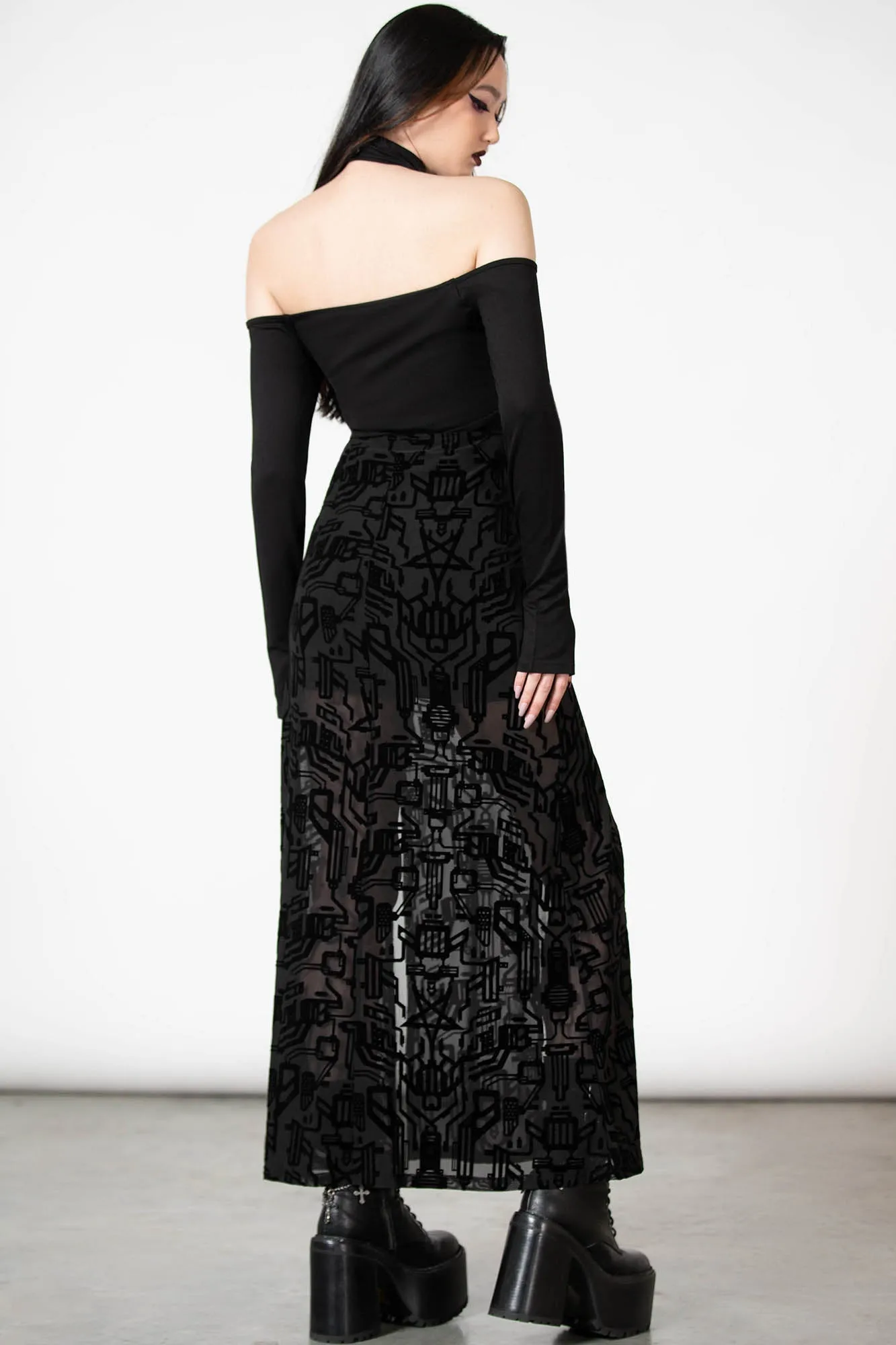 Charged Split Maxi Skirt Resurrect