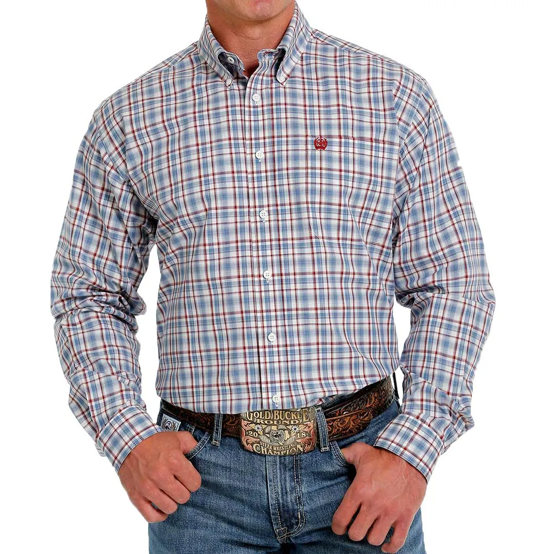 Cinch Men's Classic Check Print Button-Down Shirt