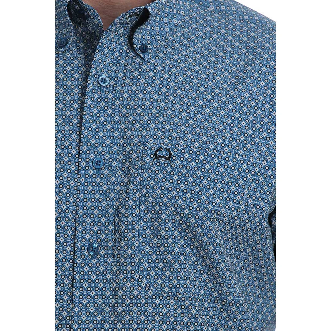 Cinch Men's Geo Print Short Sleeve Shirt