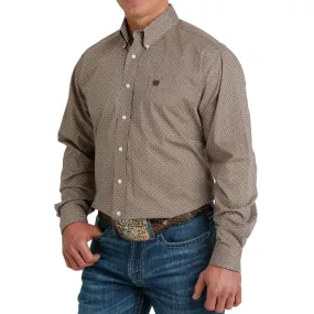 Cinch Men's X-Square Print Button-Down Shirt