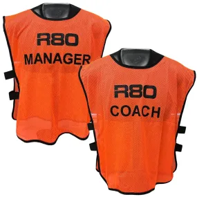 Coach & Manager Printed Bibs