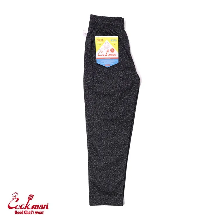 Cookman Chef Pants - Black Leopard