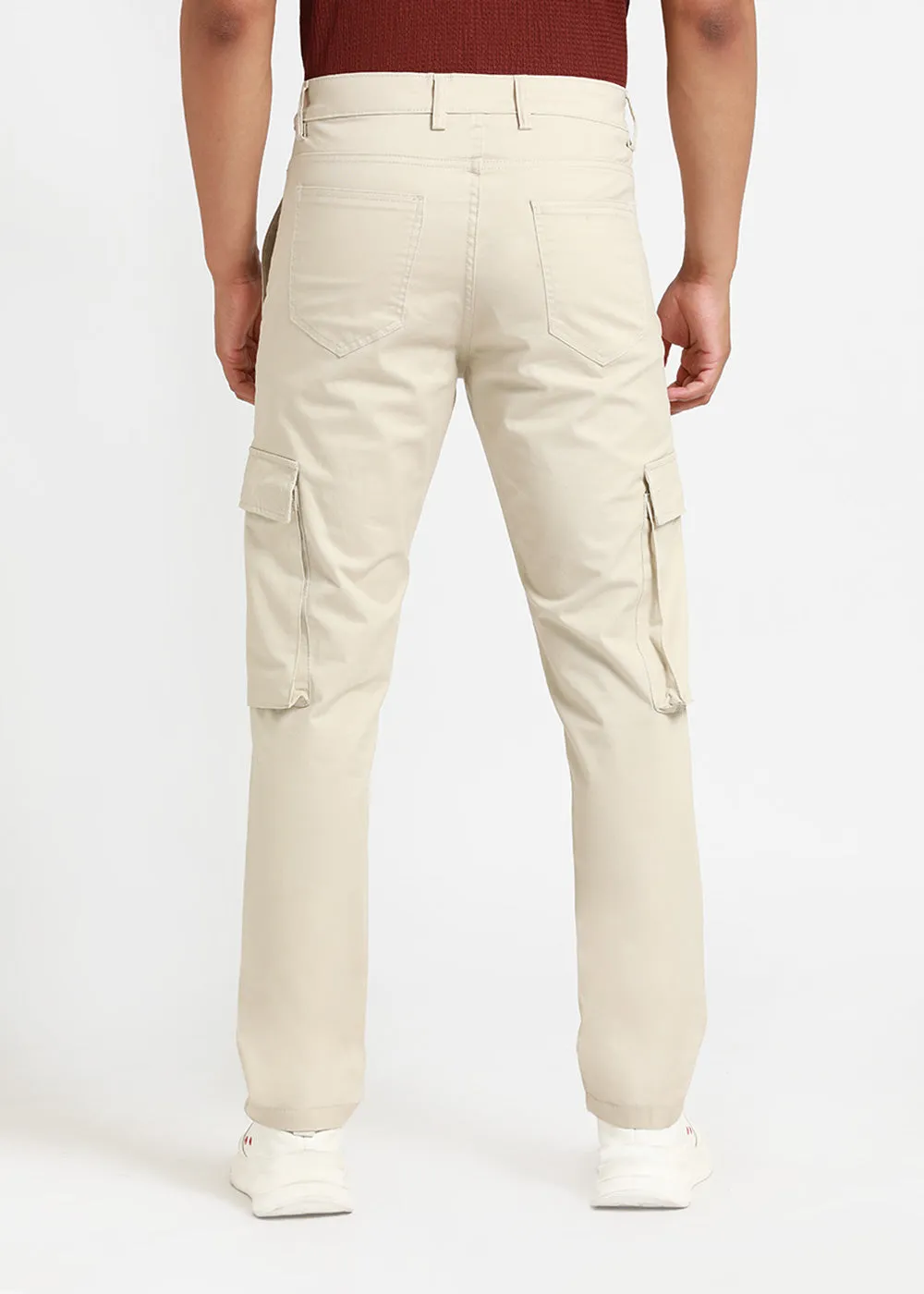 Cream Mocha Cargo Pant