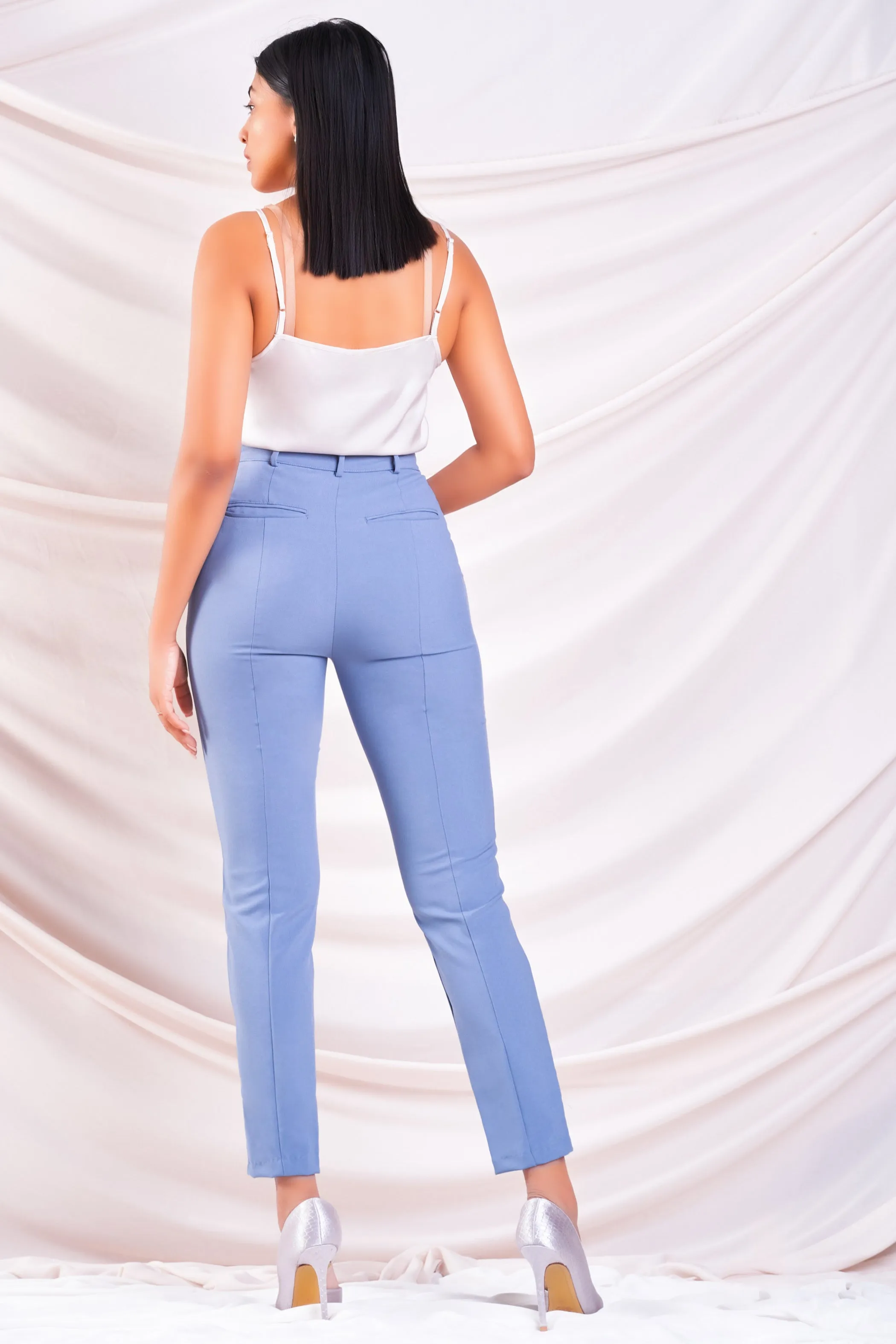 Cropped High Waist Pant