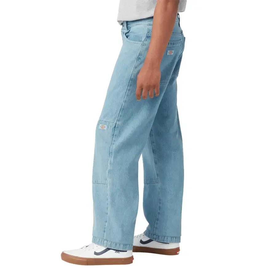 Dickies Loose Fit Double Knee Pants - Light Denim