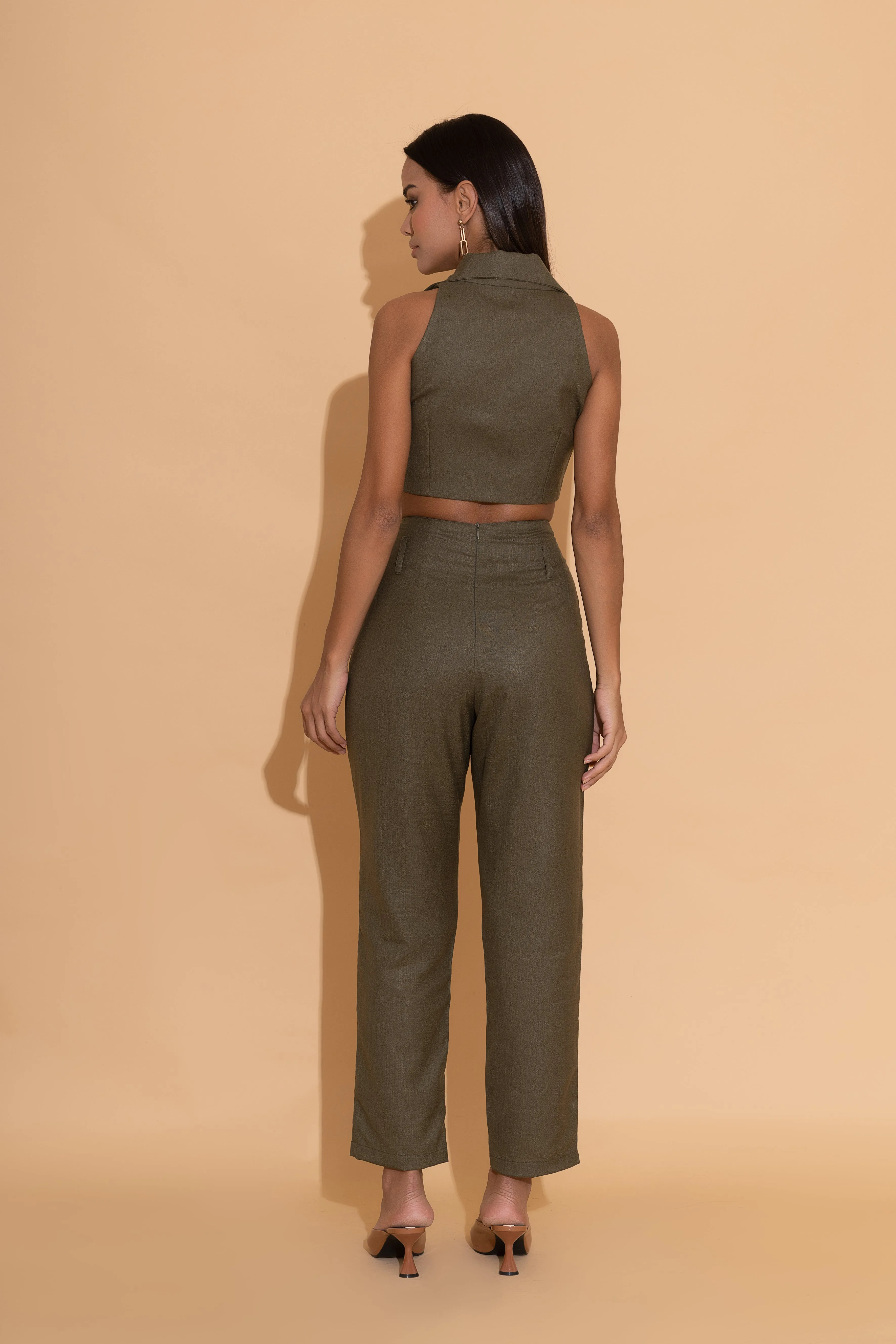 Fern Green High Waist Pants