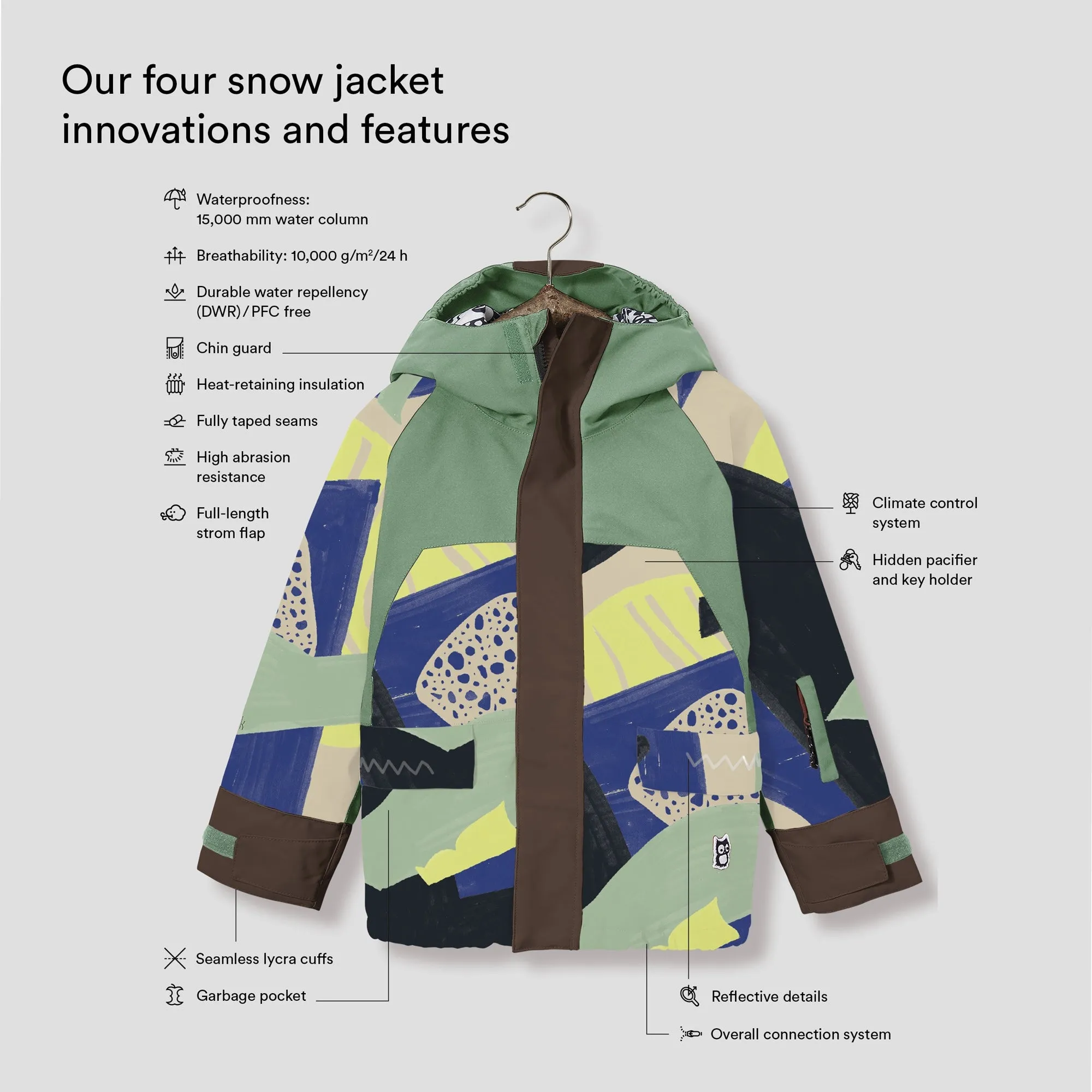 Four snow jacket "Nemphis"