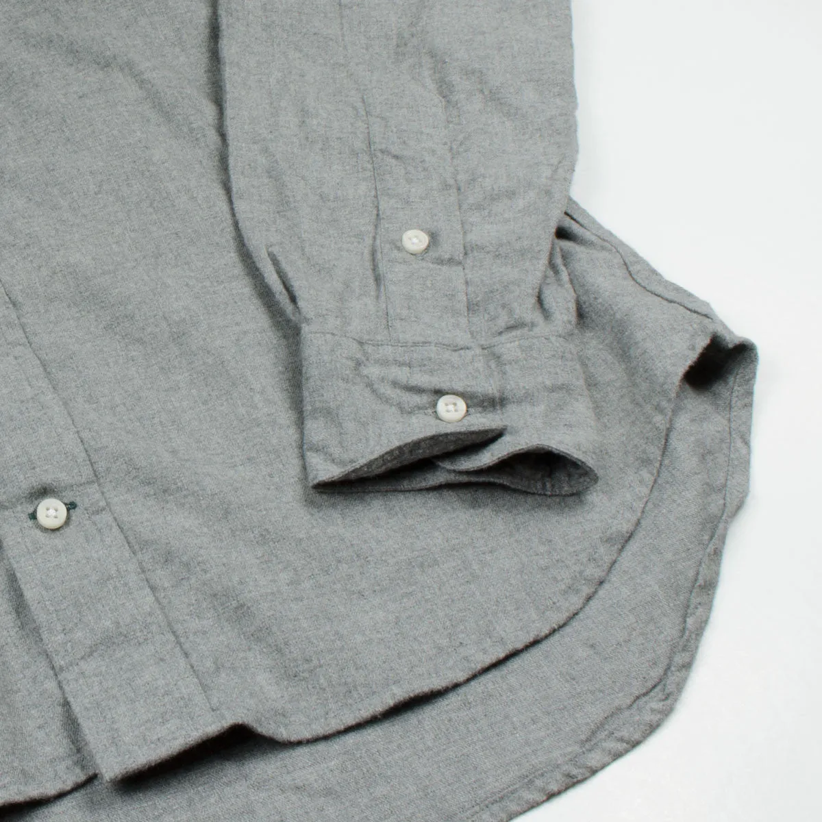 Gitman Vintage - Portuguese Flannel Shirt - Light Grey