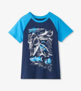 Hatley Shark Raglan T-shirt