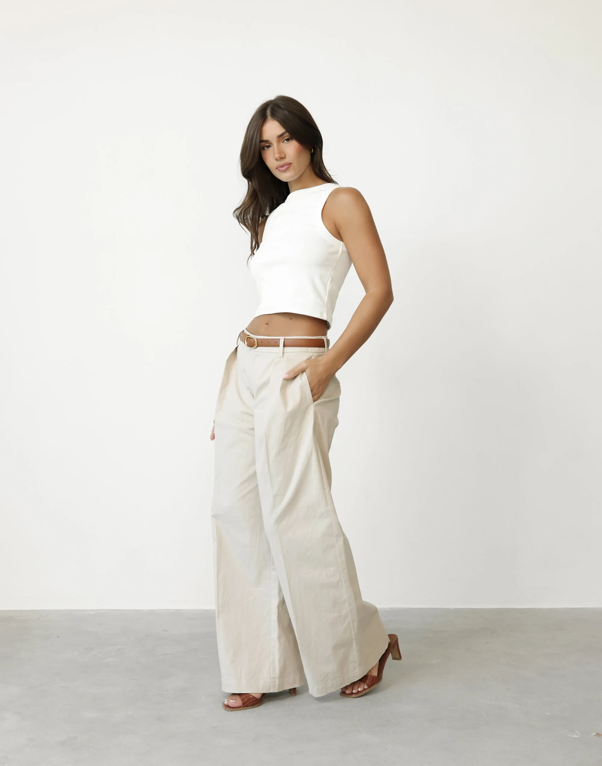 Joelle Pants (Beige)