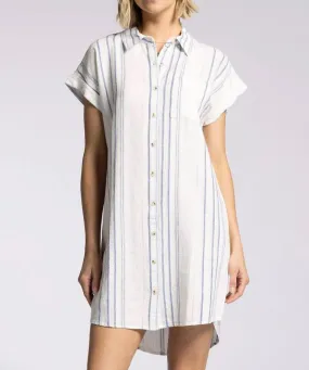 Judson Dress - Coastal Grey Stripe