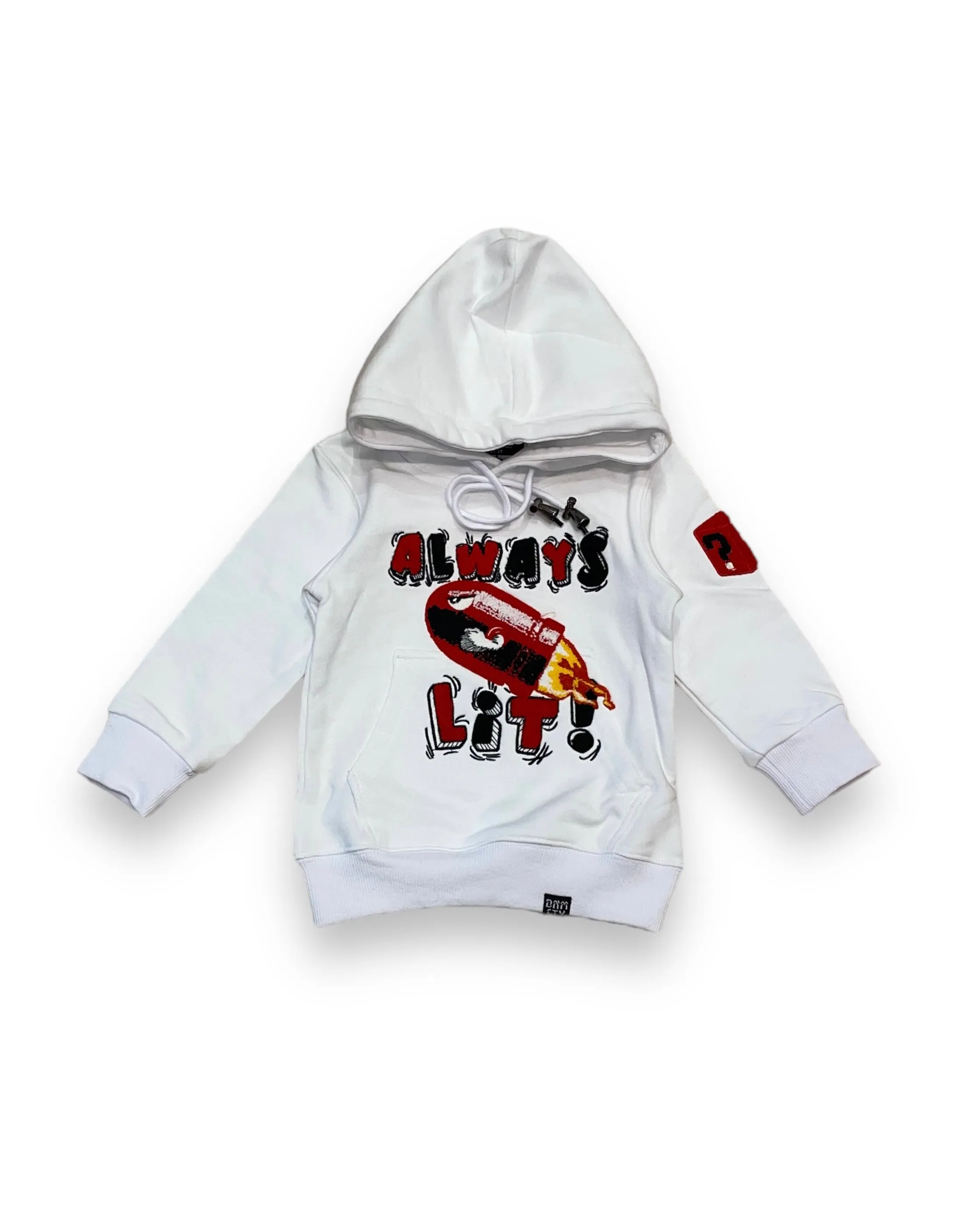 Kid’s Always Lit Chenille Patch Hoodie