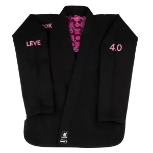 Leve 4.0 | BJJ GI Women | Premium Ultra Light Weight  | Black