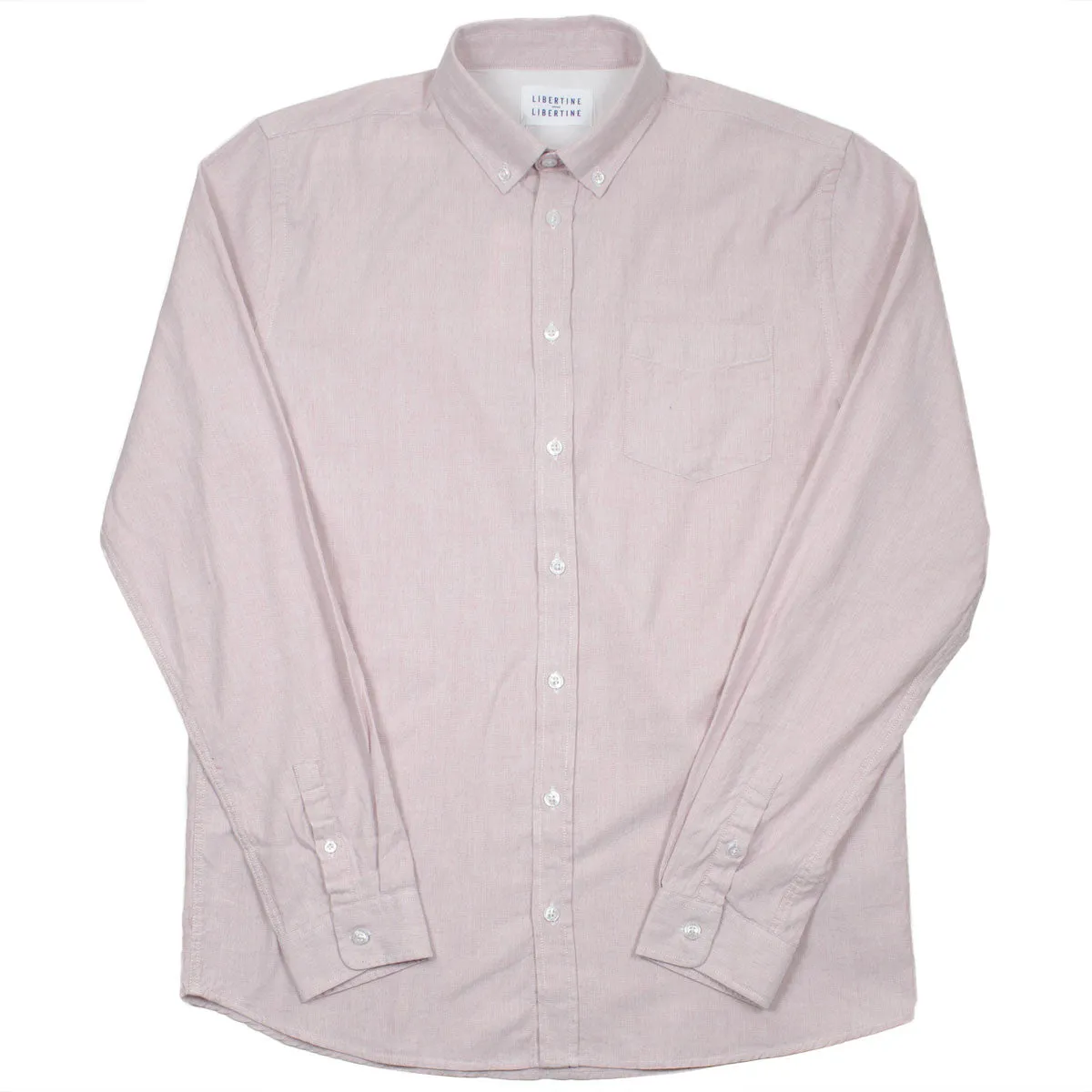 Libertine-Libertine - Hunter Shirt Leave - Light Red Melange