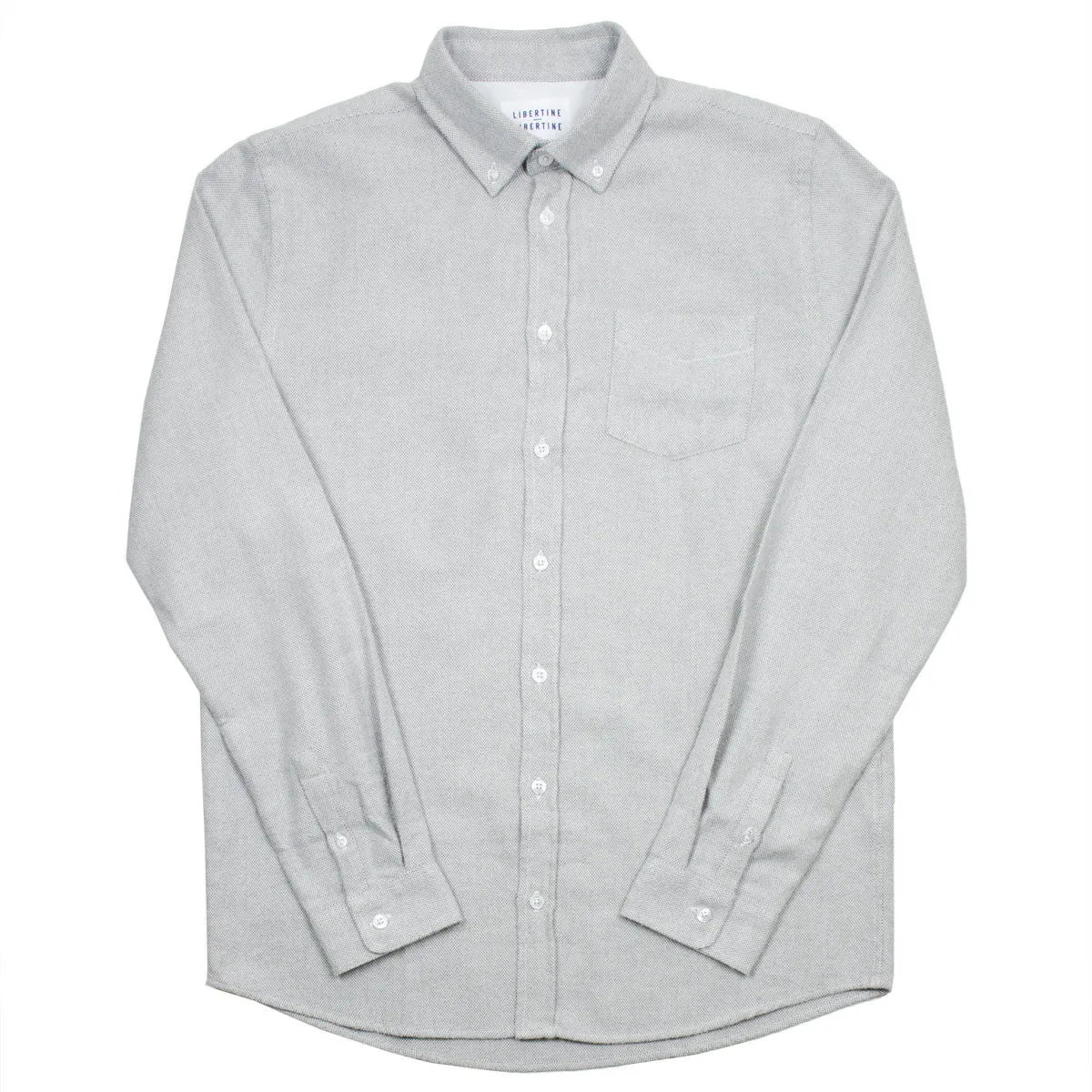 Libertine-Libertine - Hunter Shirt Mountain - Light Grey