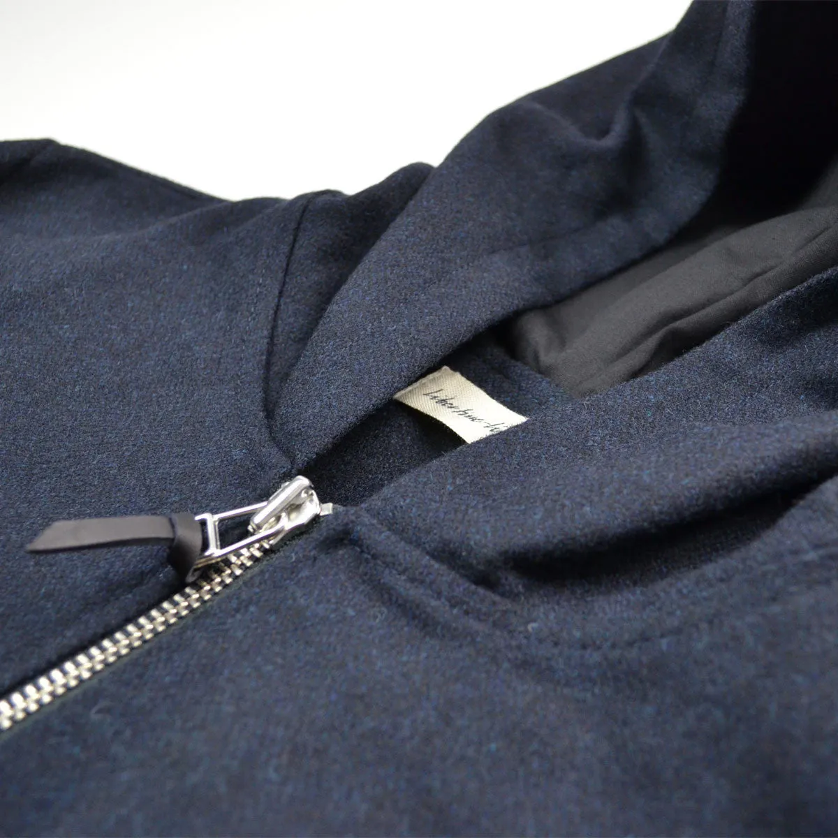 Libertine-Libertine - Phase Hoodie Pound - Blue / Black Melange