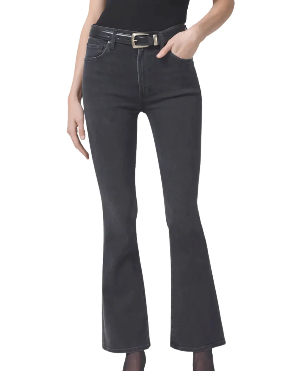 Lilah Highrise Bootcut Denim 30 (Reflection)