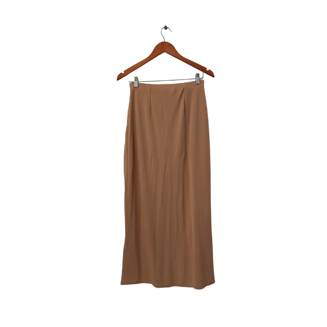 Mexx Beige Midi Skirt | Like New |