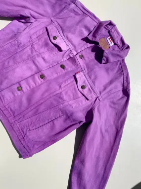 MK VINTAGE LILAC DENIM JACKET talla SM