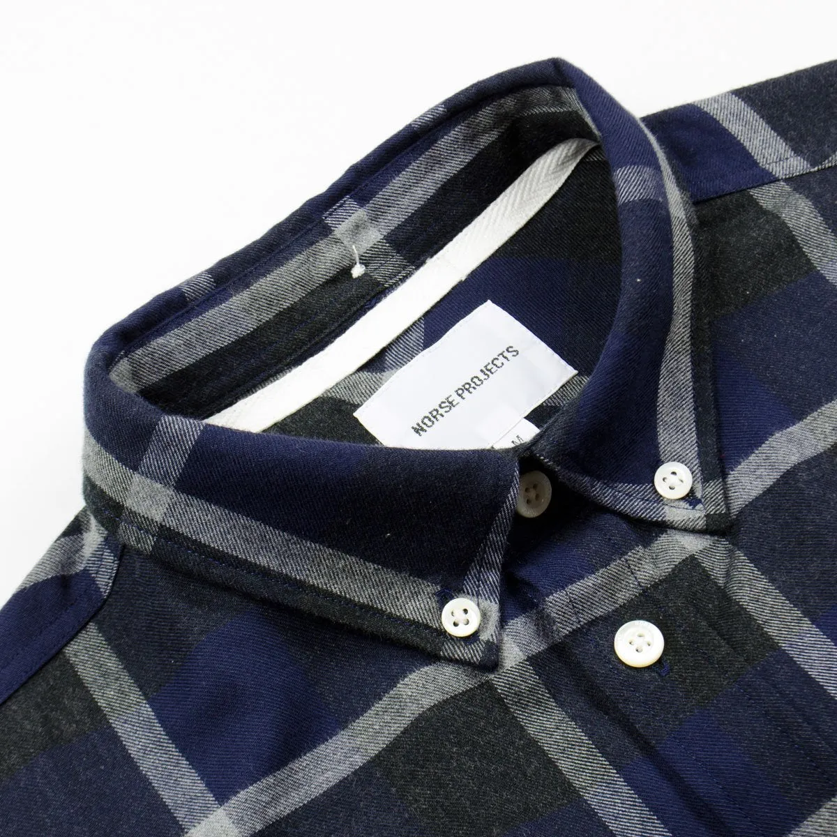 Norse Projects - Anton Check Shirt - Navy / Charcoal