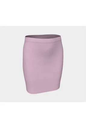 Pink Blush Fitted Skirt