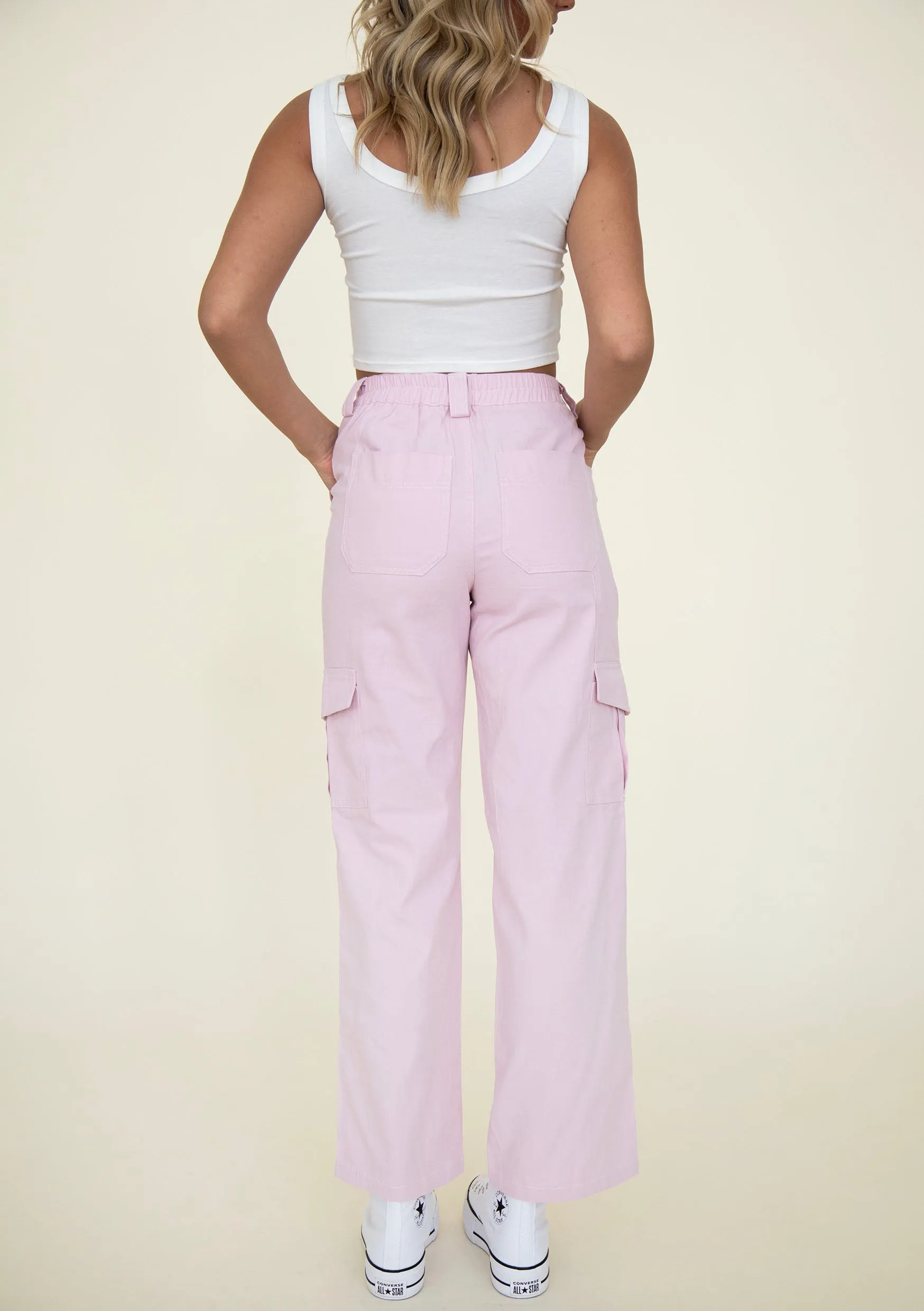 Pink Julia Cargo Pants