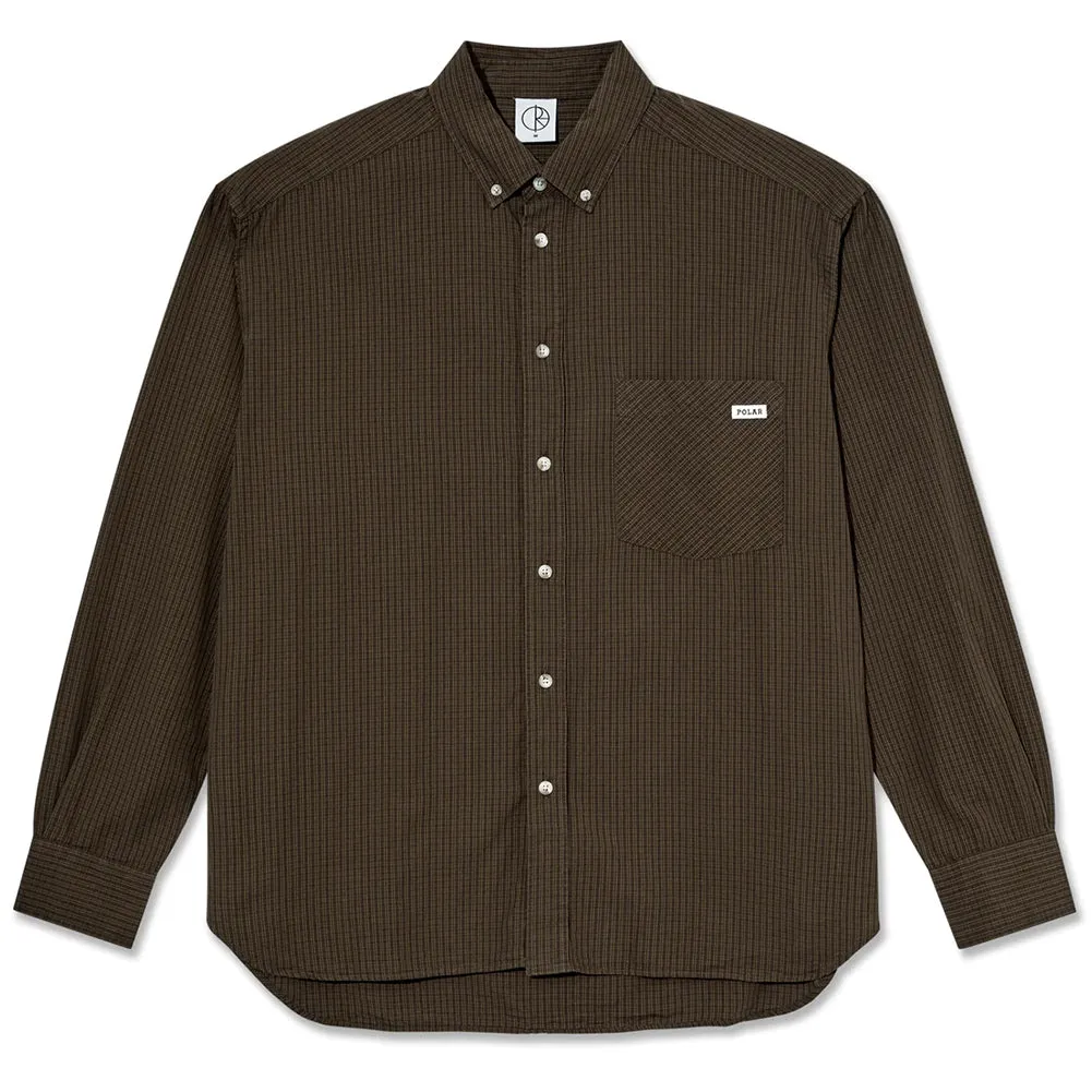 Polar Skate Co Ben Long Sleeve Button Down Shirt