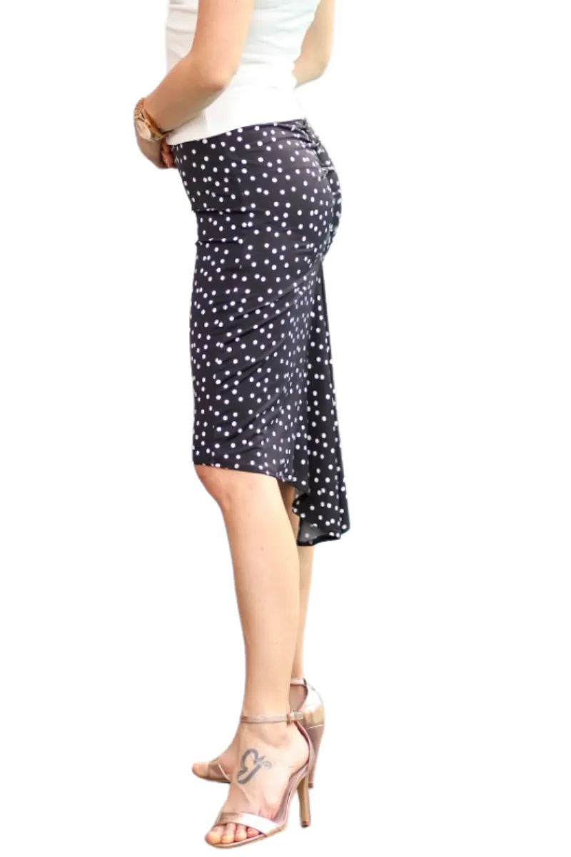 Polka Dot Fishtail Tango Skirt