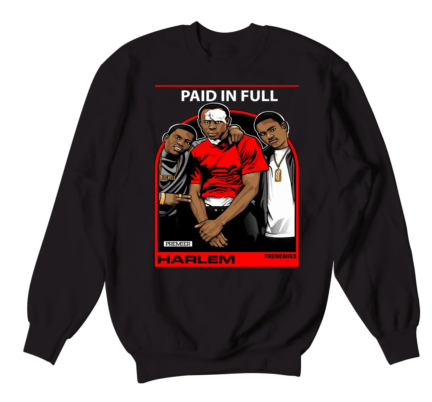 Retro 1 Bred Patent Frenemies Sweater