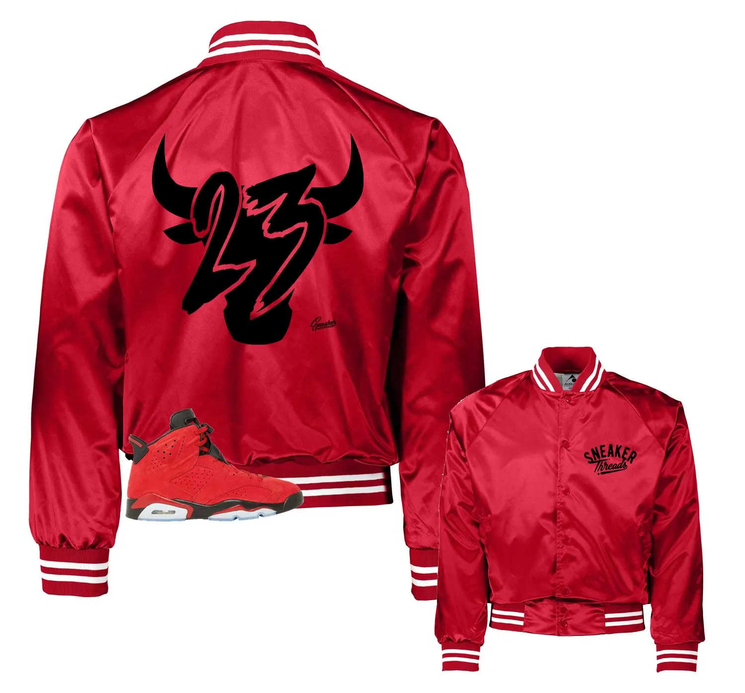 Retro 6 Toro Bravo Toro Satin Jacket