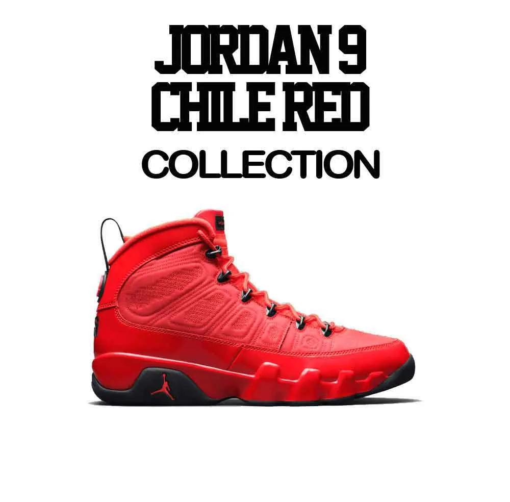 Retro 9 Chile Red Raging Face Jacket