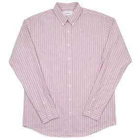 Schnayderman's - Leisure Shirt Barre Faded Stripe One - Red