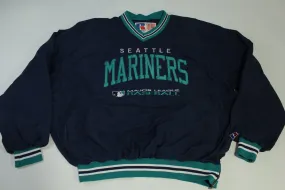 Seattle Mariners Vintage Russell Stitched Embroidered 90's Pullover Windbreaker Jacket