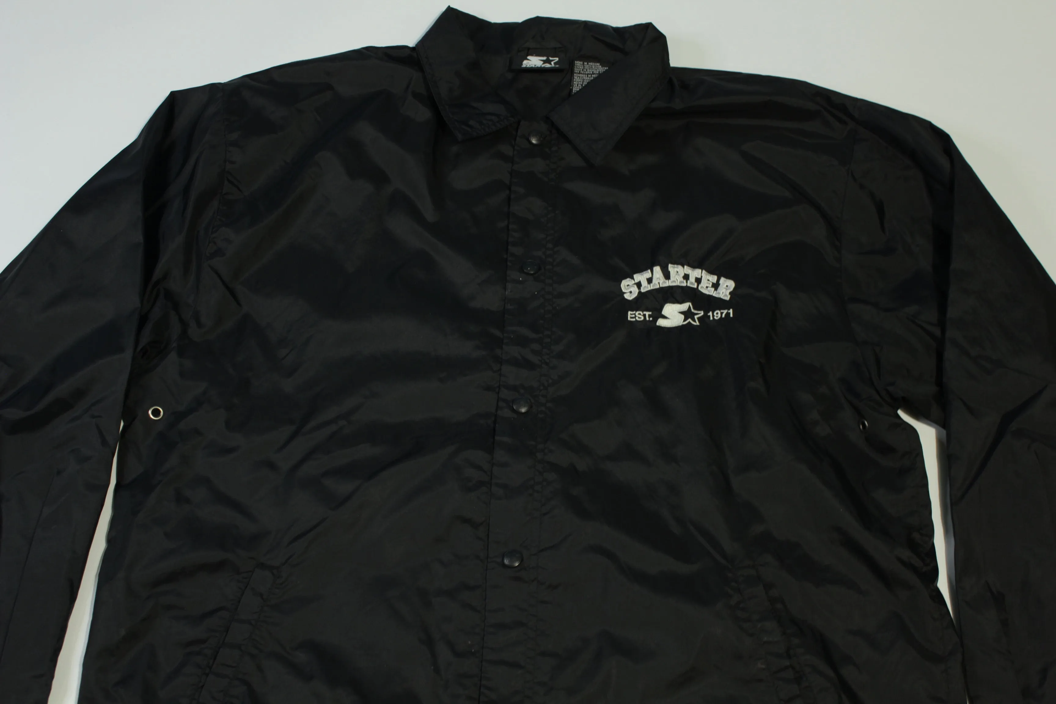 Starter Vintage 90's Black Spellout Est. 1971  Windbreaker Jacket