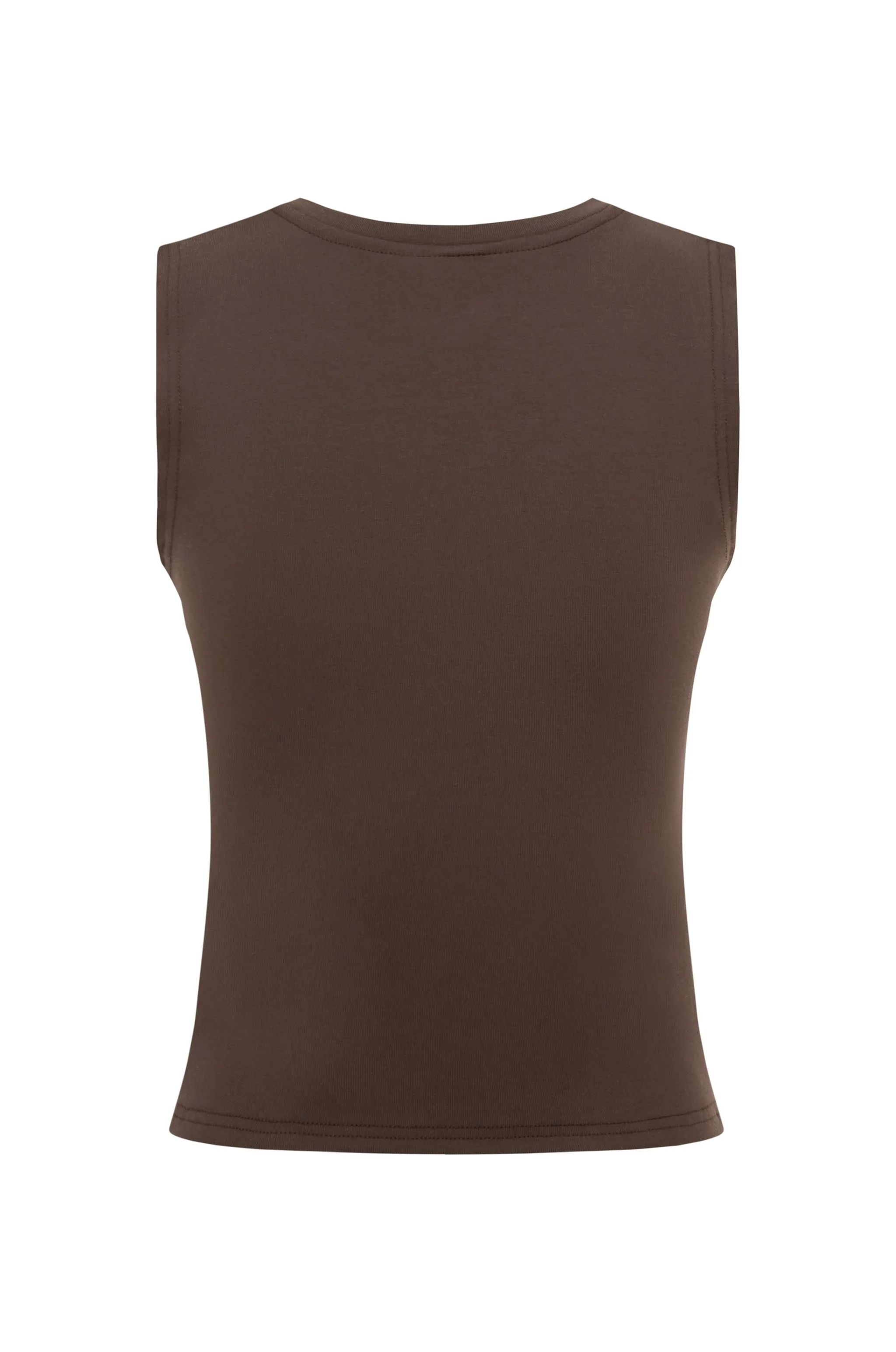 Straight Sevens Tank | Brown